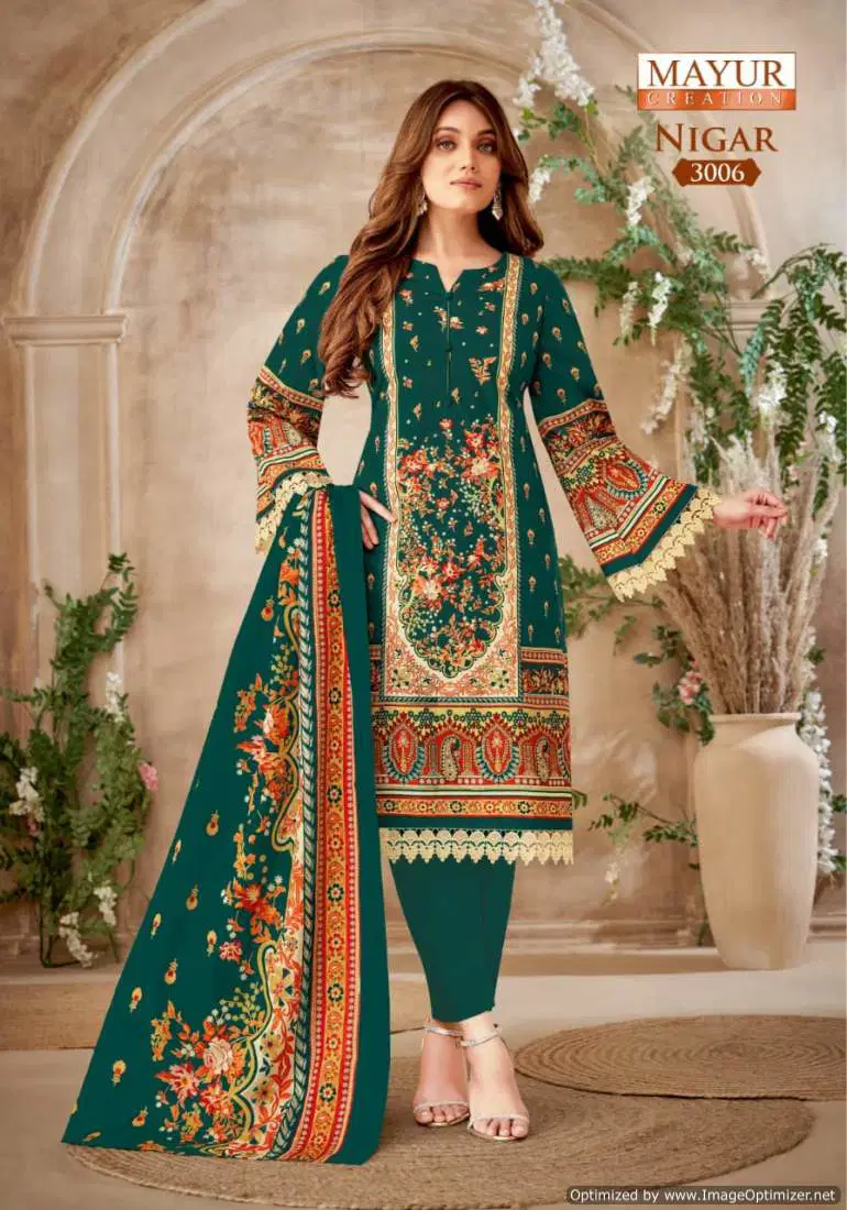 Nigar Vol 3 By Mayur Daily Wear Pure Cotton Dress Material Wholesale online

